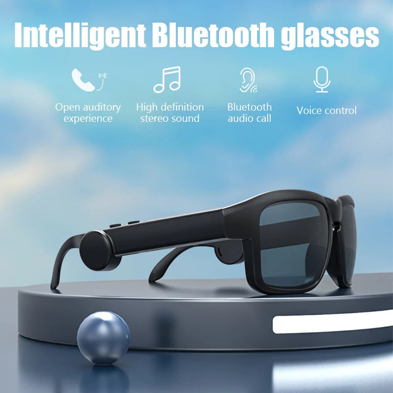 Occhiali Bluetooth Sportivi Wireless con Microfono – Occhiali da Sole Bluetooth con Gancio per Orecchio, Audio Senza Fili per Guida, Sport e Attività All'Aperto – Sound di Alta Qualità & Comodità Totale